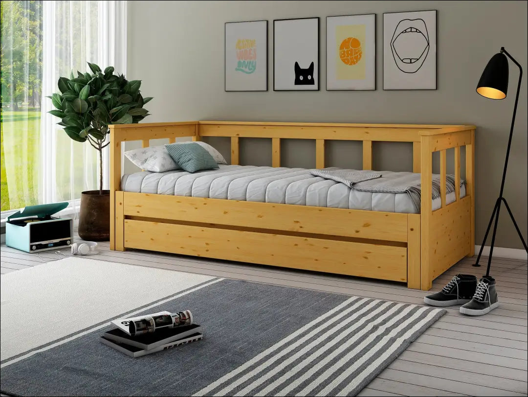 Padidinama lova GI685 - €145 Save 50% 100-200, __label:Pristatymas 1-2 d.d., color-ruda, lovos-miegamojo,