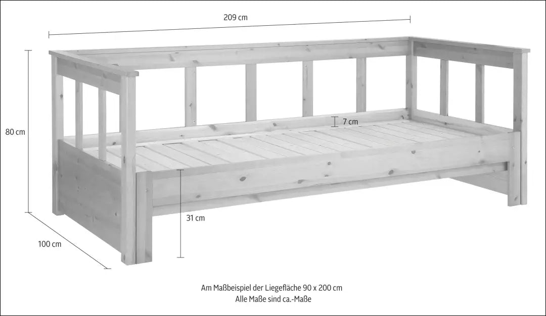 Padidinama lova GI685 - €145 Save 50% 100-200, __label:Pristatymas 1-2 d.d., color-ruda, lovos-miegamojo,