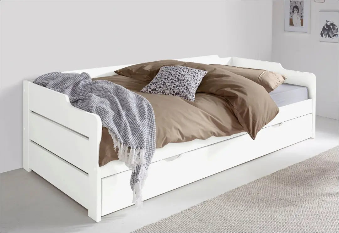 Padidinama lova GI726 - €160 Save 50% 100-200, __label:Pristatymas 1-2 d.d., color-balta, lovos-miegamojo,