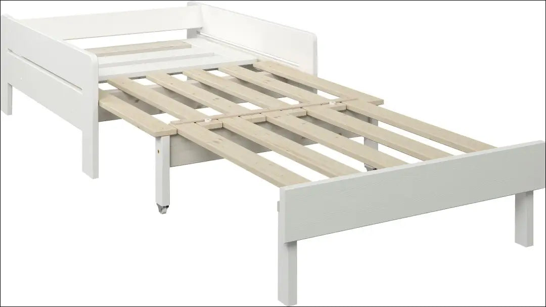 Padidinama vaikiška lova GI699 - €90 Save 50% 50-100, __label:Pristatymas 1-2 d.d., color-balta, lovos-miegamojo,