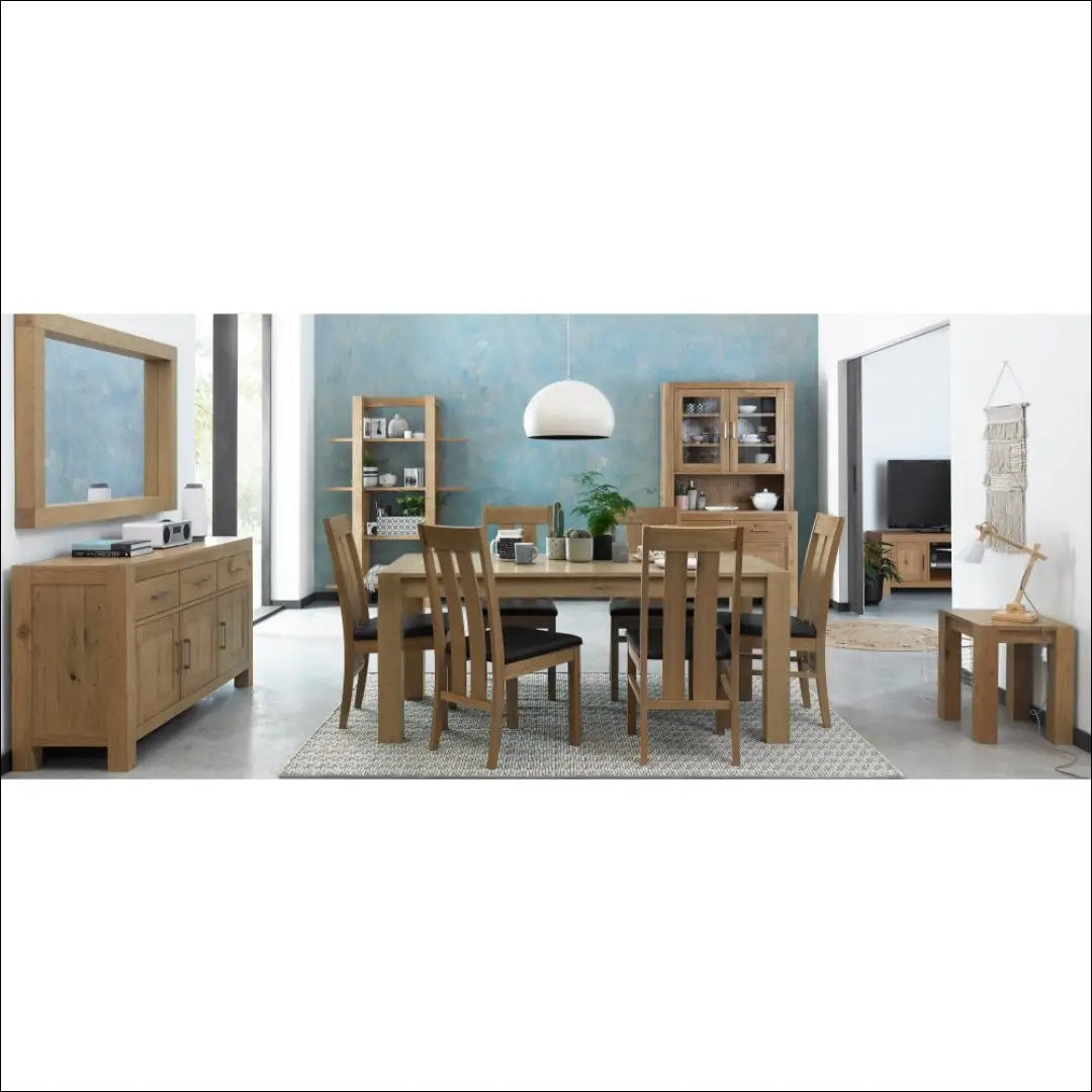 Padidinamas medinis valgomojo stalas VI1140 - €490 Save 50% __label:Pristatymas 1-2 d.d., color-ruda,