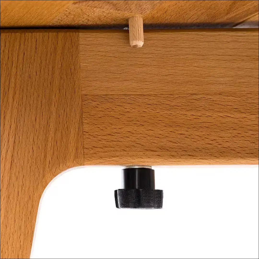 Padidinamas stalas VI1021 - €103 Save 50% 100-200, __label:Pristatymas 1-2 d.d., color-ruda, material-medzio-masyvas,