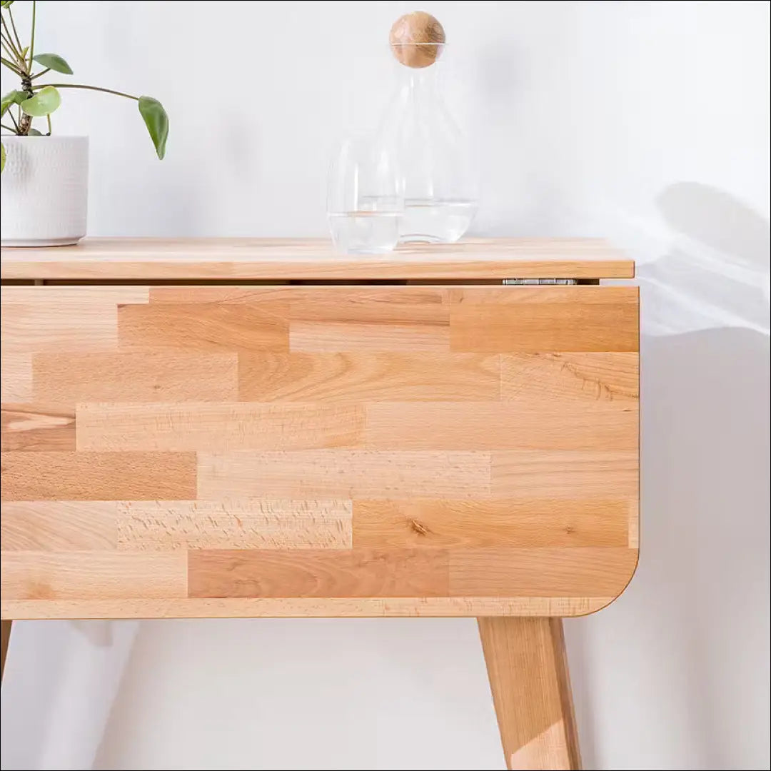 Padidinamas stalas VI1021 - €103 Save 50% 100-200, __label:Pristatymas 1-2 d.d., color-ruda, material-medzio-masyvas,