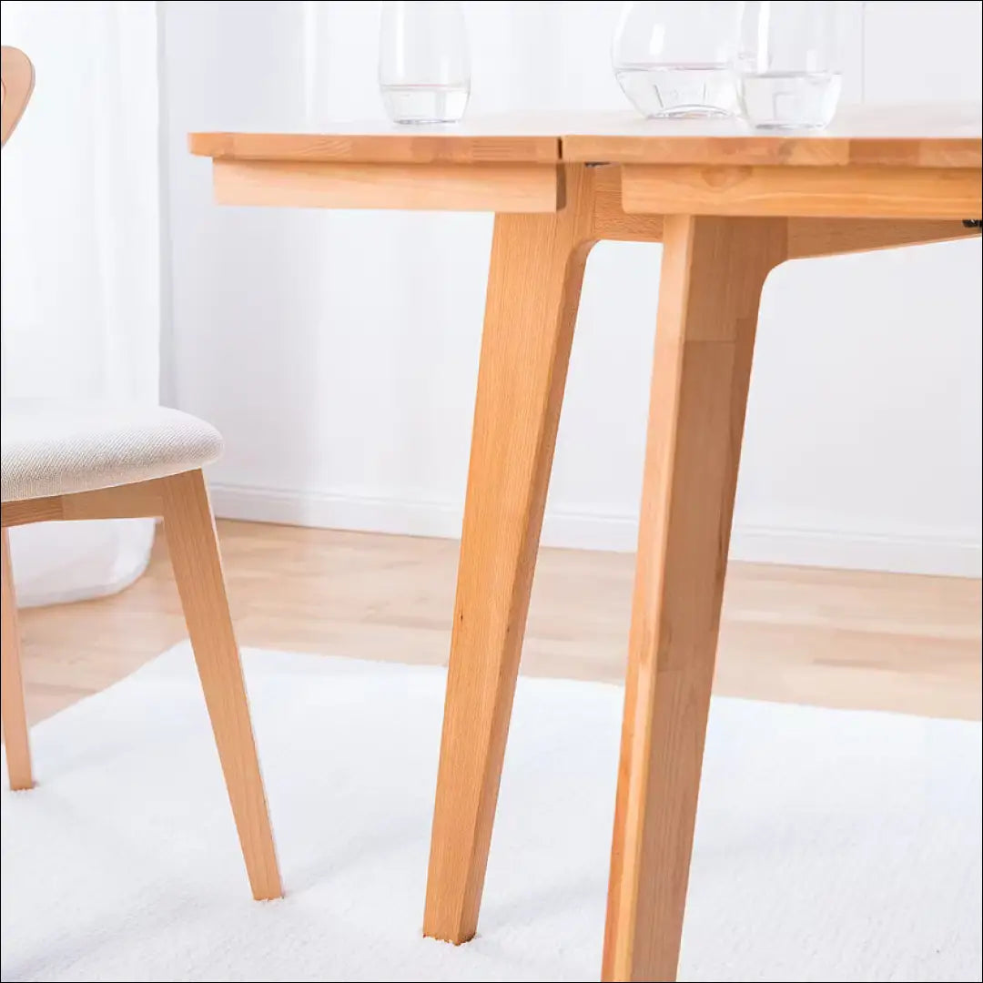 Padidinamas stalas VI1021 - €103 Save 50% 100-200, __label:Pristatymas 1-2 d.d., color-ruda, material-medzio-masyvas,