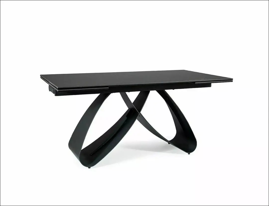 Padidinamas valgomojo stalas AL008 - €807 Save 20% __label:Pristatymas 5-14 d.d., color-juoda, material-keramika,