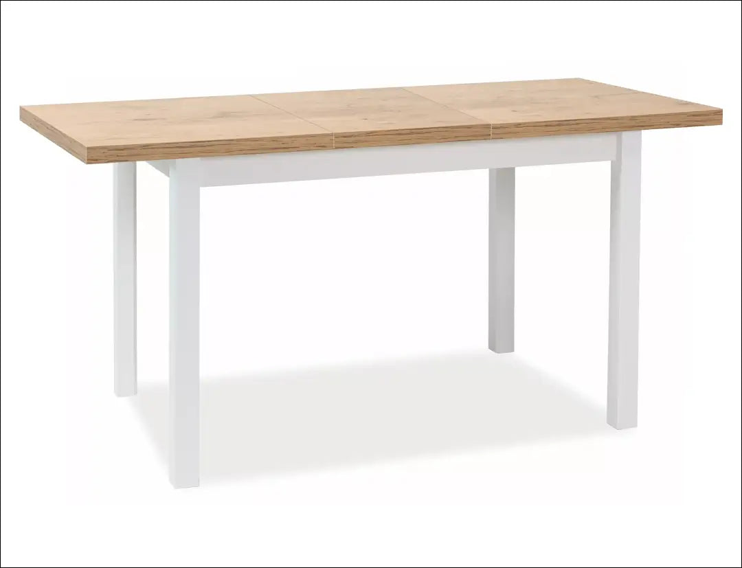 Padidinamas valgomojo stalas AL011 - €183 Save 20% 100-200, __label:Pristatymas 5-14 d.d., color-balta, color-ruda,