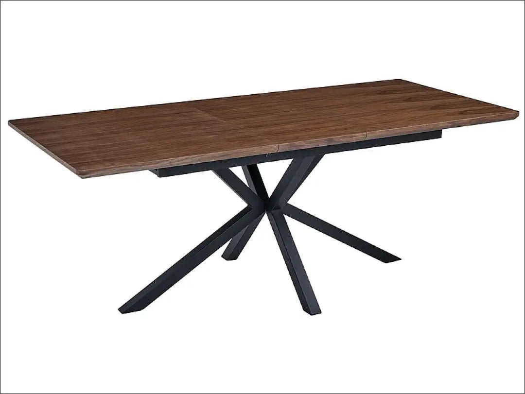 Padidinamas valgomojo stalas AL013 - €479 Save 20% __label:Pristatymas 5-14 d.d., color-juoda, color-ruda,