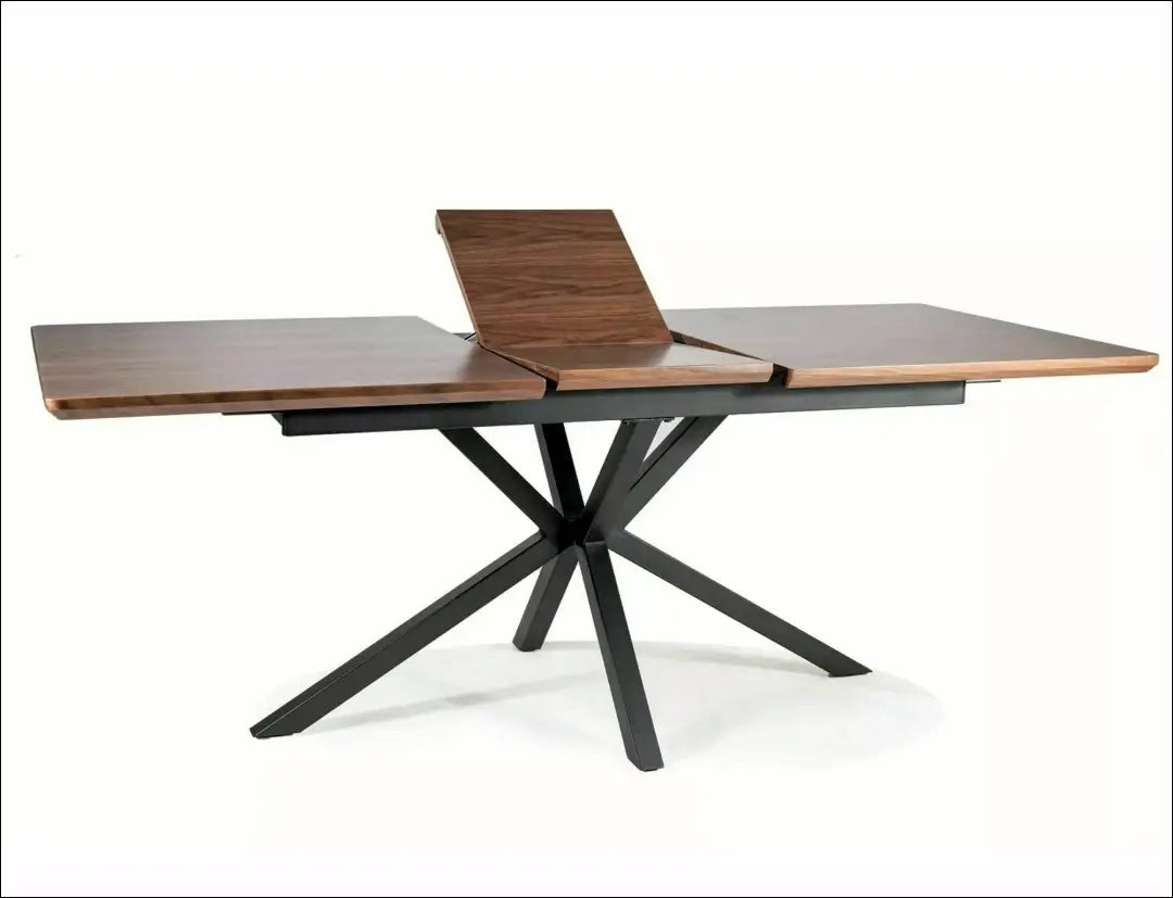 Padidinamas valgomojo stalas AL013 - €479 Save 20% __label:Pristatymas 5-14 d.d., color-juoda, color-ruda,