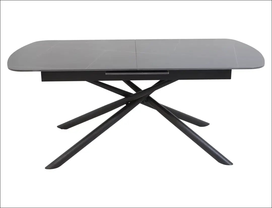 Padidinamas valgomojo stalas AL014 - €503 Save 20% __label:Pristatymas 1-2 d.d., color-juoda, material-keramika,