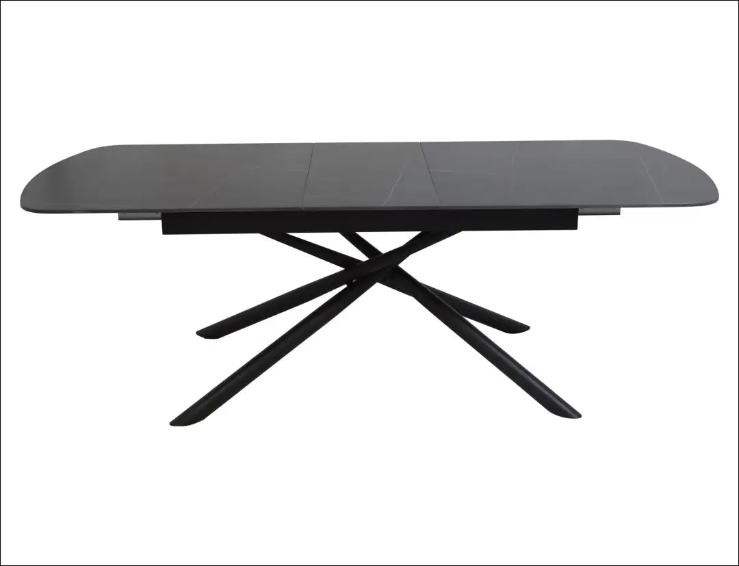 Padidinamas valgomojo stalas AL014 - €503 Save 20% __label:Pristatymas 1-2 d.d., color-juoda, material-keramika,