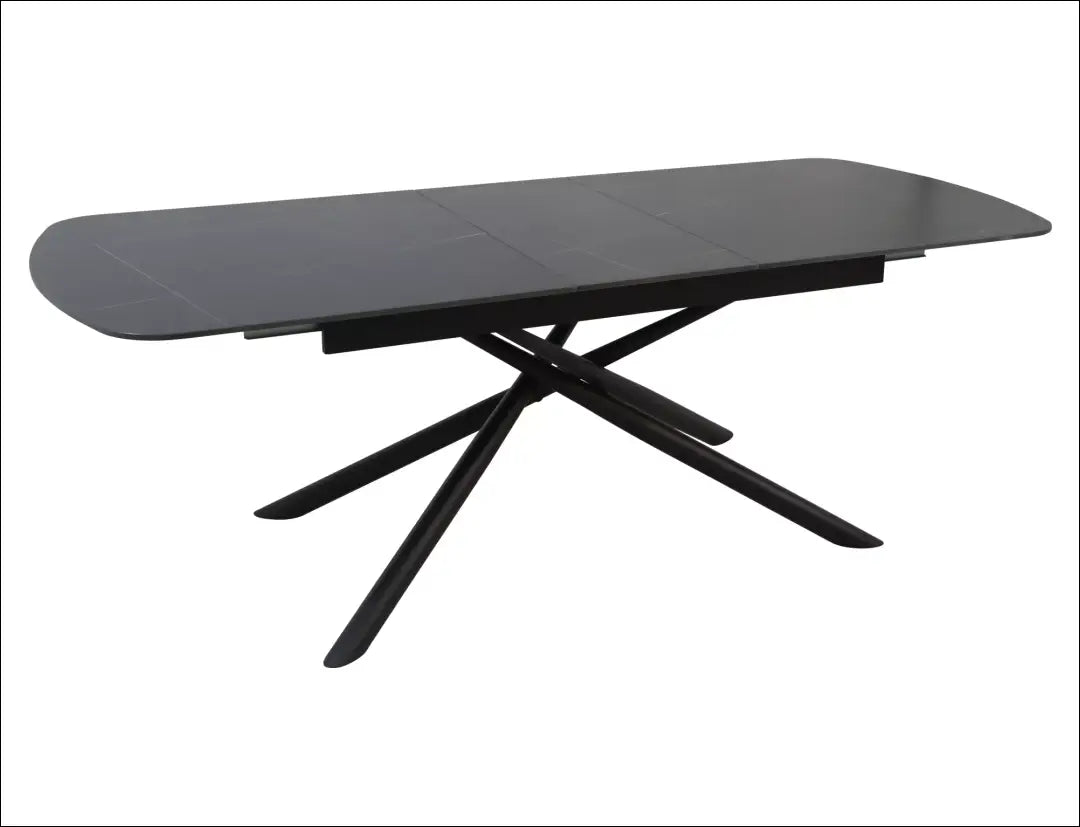 Padidinamas valgomojo stalas AL014 - €503 Save 20% __label:Pristatymas 1-2 d.d., color-juoda, material-keramika,