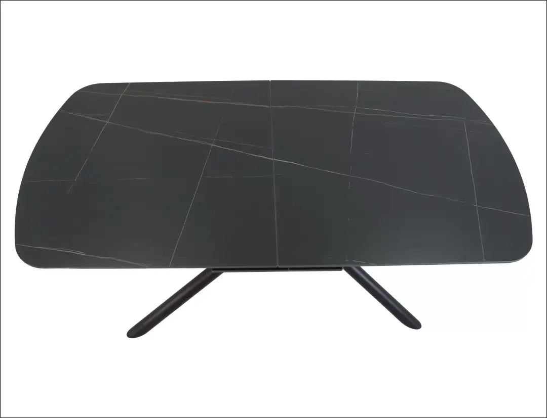 Padidinamas valgomojo stalas AL014 - €503 Save 20% __label:Pristatymas 1-2 d.d., color-juoda, material-keramika,