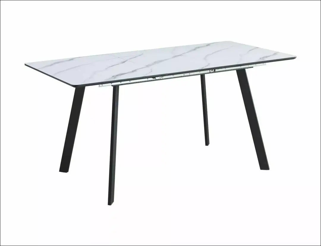 Padidinamas valgomojo stalas AL1010 - €215 Save 20% __label:Pristatymas 5-14 d.d., color-balta, color-juoda,