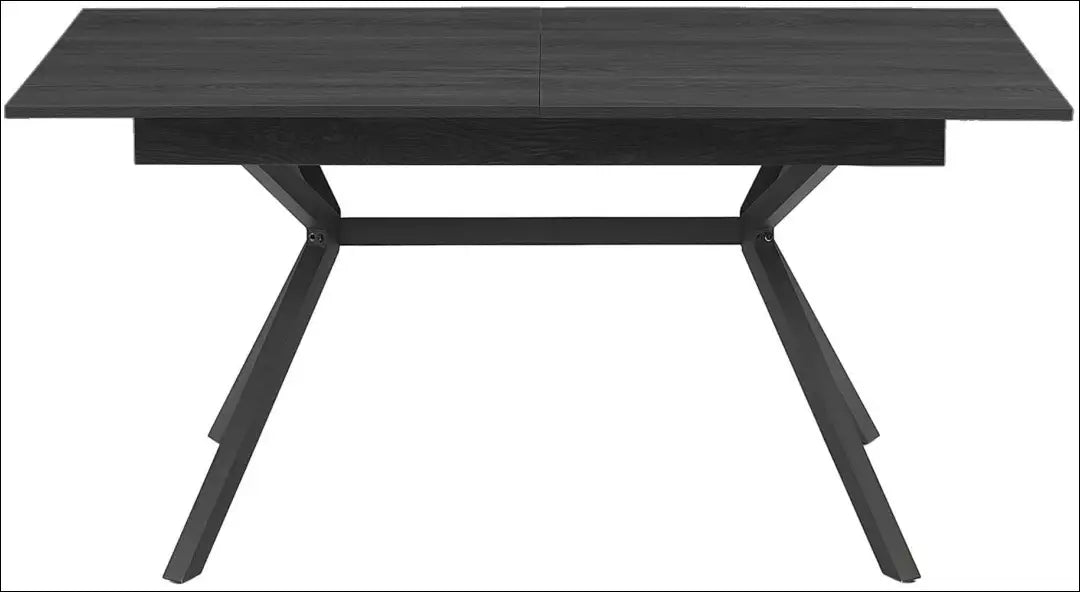 Padidinamas valgomojo stalas VI1224 - €205 Save 50% __label:Pristatymas 1-2 d.d., color-juoda, material-mediena,