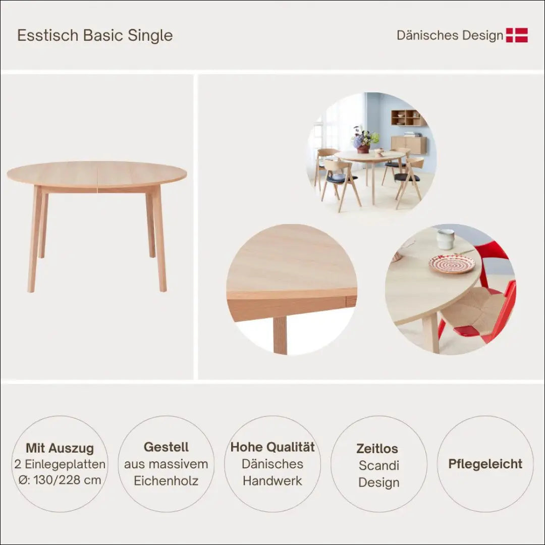 Padidinamas valgomojo stalas VI1237 - €440 Save 50% __label:Pristatymas 1-2 d.d., color-ruda, material-medzio-masyvas,