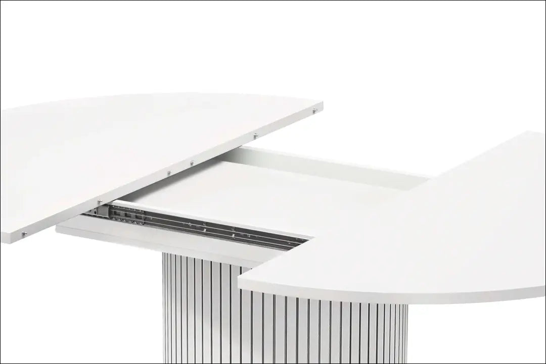 Padidinamas valgomojo stalas VI1246 - €370 Save 55% __label:Pristatymas 1-2 d.d., color-balta, material-mdf,