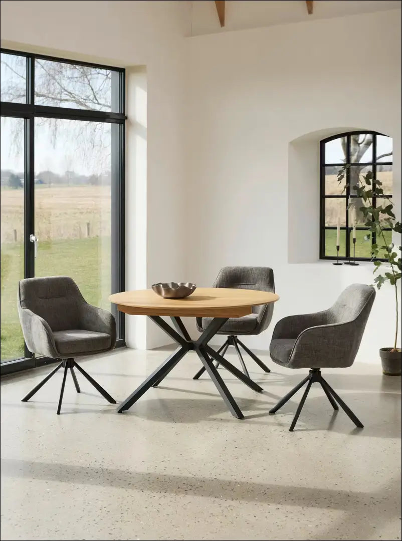 Padidinamas valgomojo stalas VI1404 - €150 Save 65% 100-200, __label:Pristatymas 1-2 d.d., color-ruda,