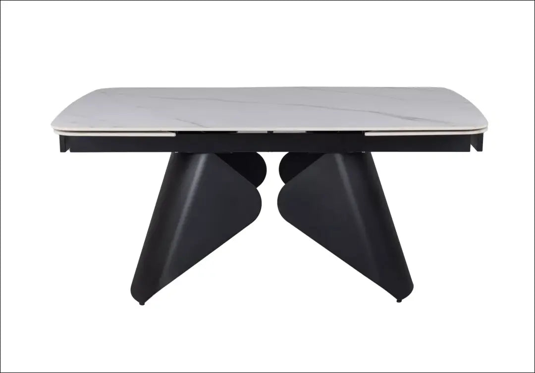 Padidinamas valgomojo stalas VI1412 - €750 Save 50% __label:Pristatymas 1-2 d.d., color-balta, color-juoda,