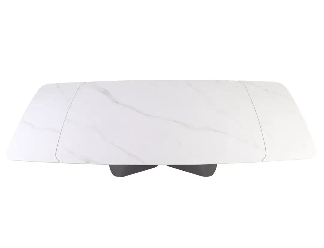 Padidinamas valgomojo stalas VI1412 - €750 Save 50% __label:Pristatymas 1-2 d.d., color-balta, color-juoda,