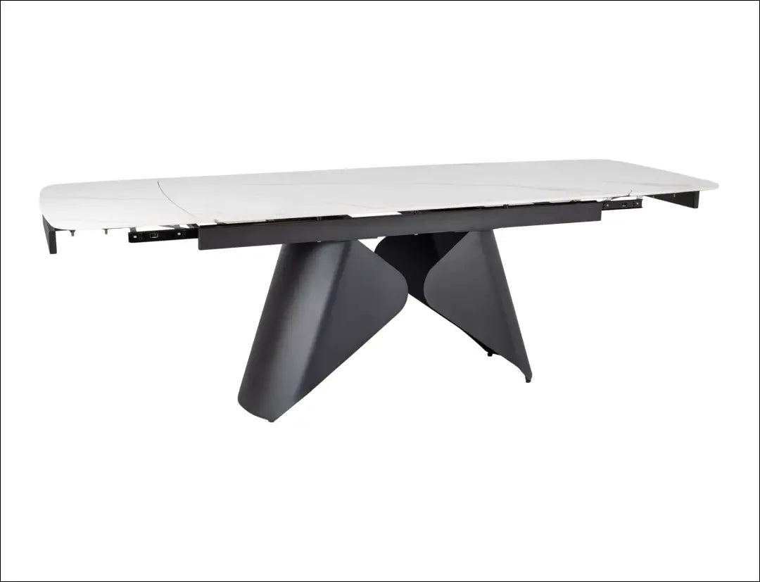 Padidinamas valgomojo stalas VI1412 - €750 Save 50% __label:Pristatymas 1-2 d.d., color-balta, color-juoda,