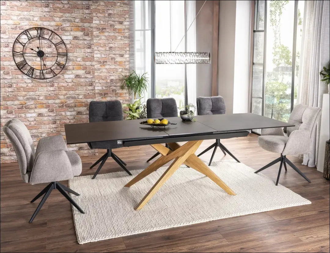 Padidinamas valgomojo stalas VI1413 - €1,000 Save 50% __label:Pristatymas 1-2 d.d., color-ruda, material-keramika,