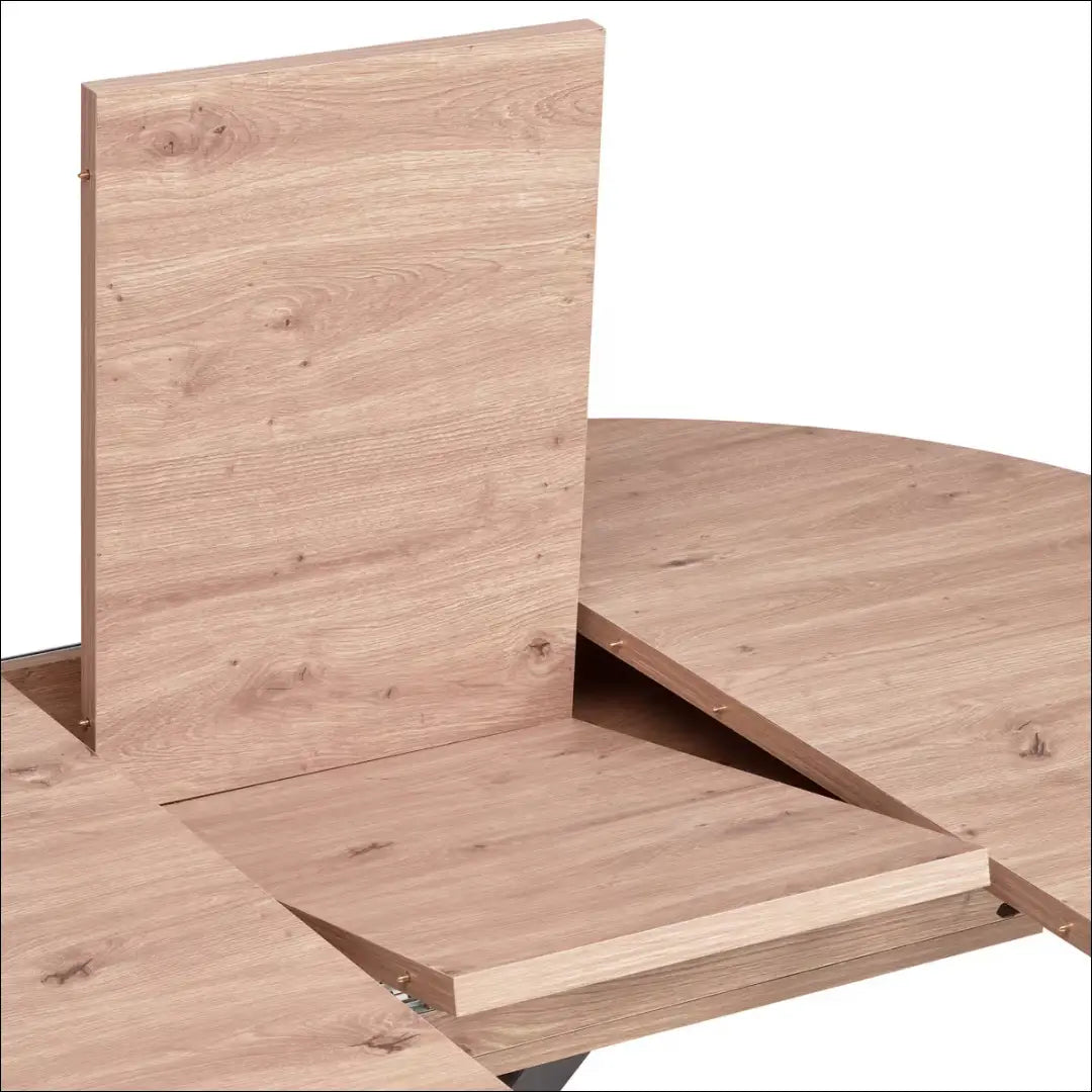 Padidinamas valgomojo stalas VI1526 - €150 Save 50% 100-200, __label:Pristatymas 1-2 d.d., color-juoda, color-ruda,