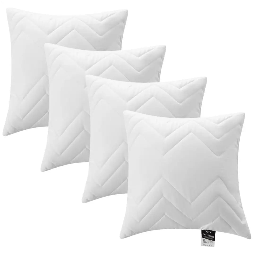 Pagalvėlių komplektas (4vnt) DI10322 - €22 Save 50% __label:Pristatymas 1-2 d.d., color-balta, interjeras,