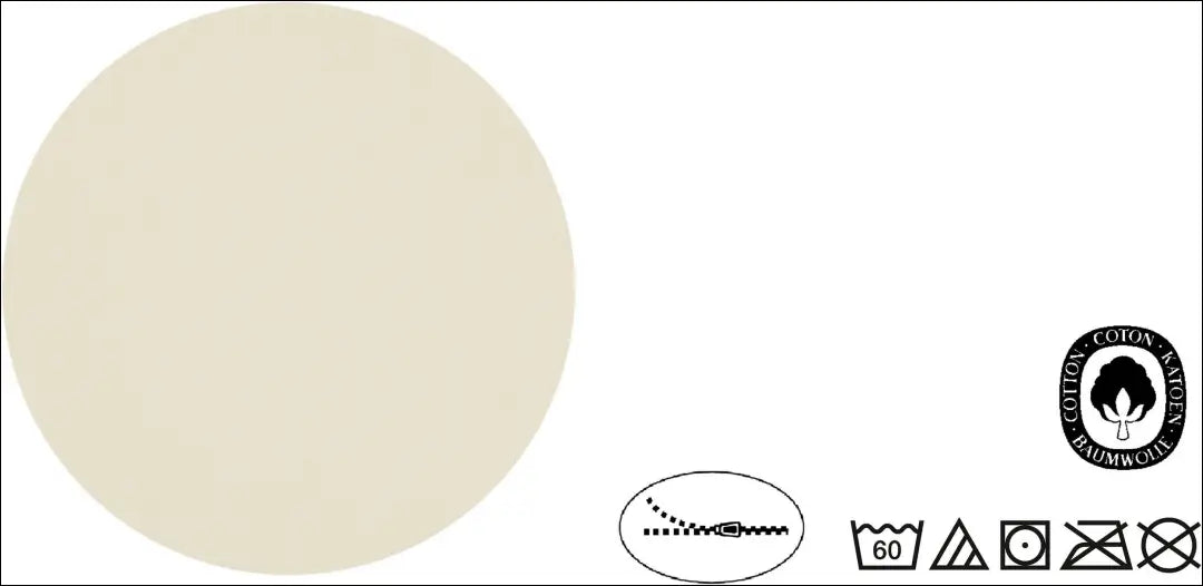 Pagalvių užvalkalų komplektas (2vnt) DI12055 - €10 Save 50% __label:Pristatymas 1-2 d.d., color-kremas,