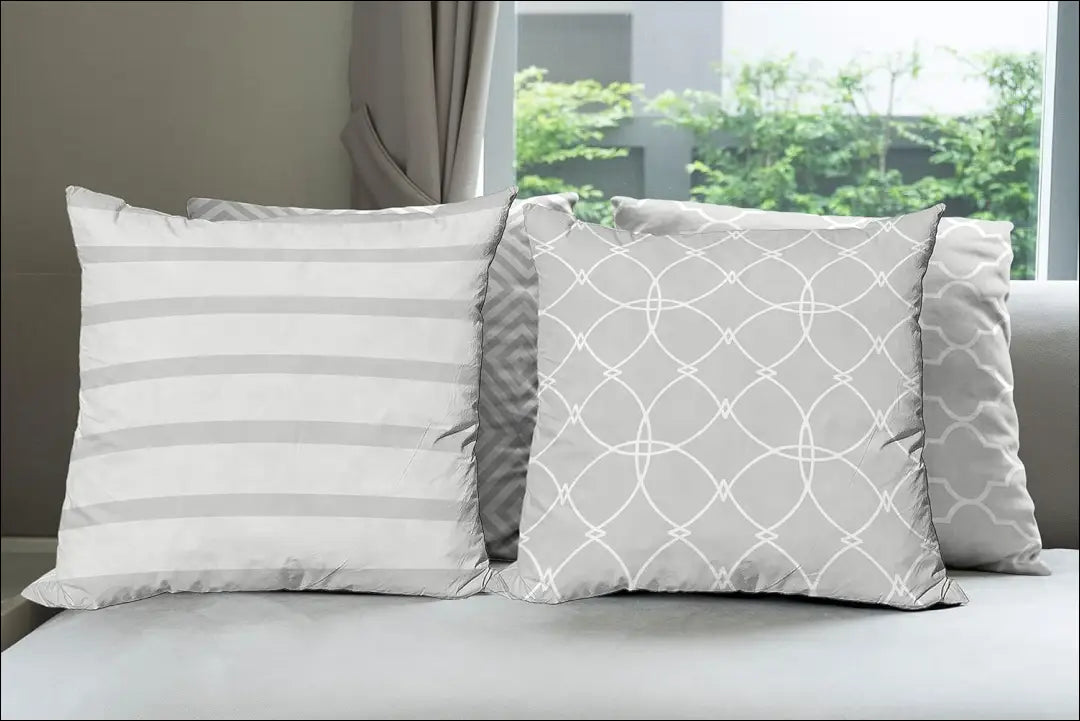 Pagalvių užvalkalų komplektas (4vnt) DI11628 - €17 Save 55% __label:Pristatymas 1-2 d.d., color-balta, color-pilka,