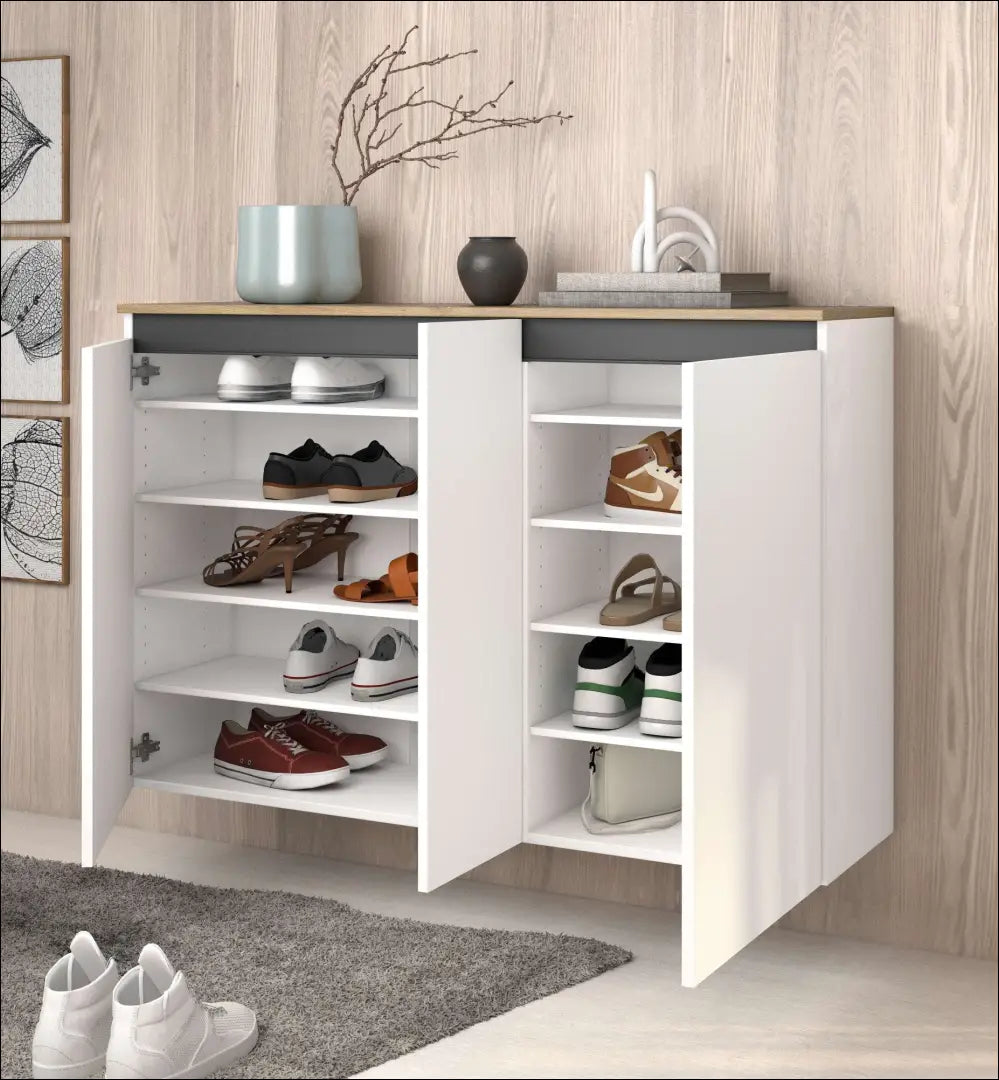 Pakabinama batų spintelė KI1715 - €145 Save 50% 100-200, __label:Pristatymas 1-2 d.d., batu-lentyna, batu-spintele,