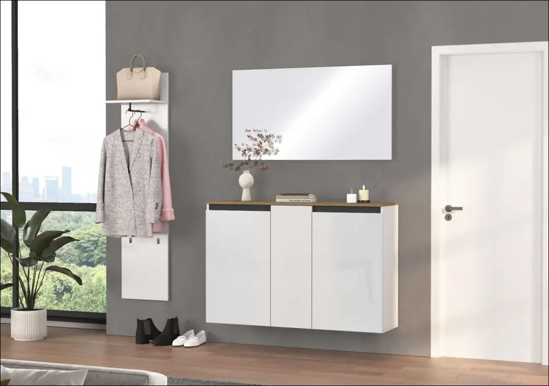 Pakabinama batų spintelė KI1715 - €145 Save 50% 100-200, __label:Pristatymas 1-2 d.d., batu-lentyna, batu-spintele,