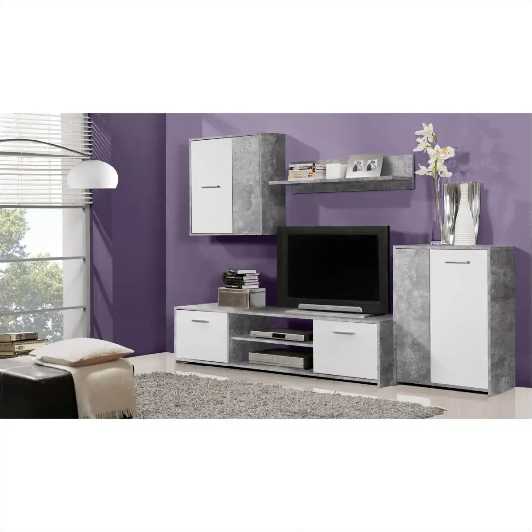 Pakabinama spintelė KI1401 - €28 Save 50% 25-50, __label:Pristatymas 1-2 d.d., color-balta, color-pilka,