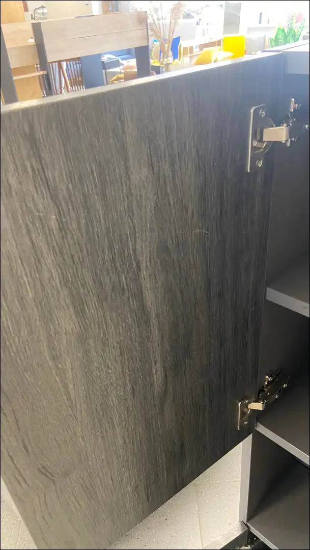 Pakabinama spintelė KI707 - €65 Save 60% 50-100, __label:Pristatymas 1-2 d.d., color-pilka, material-mediena, pazeistas