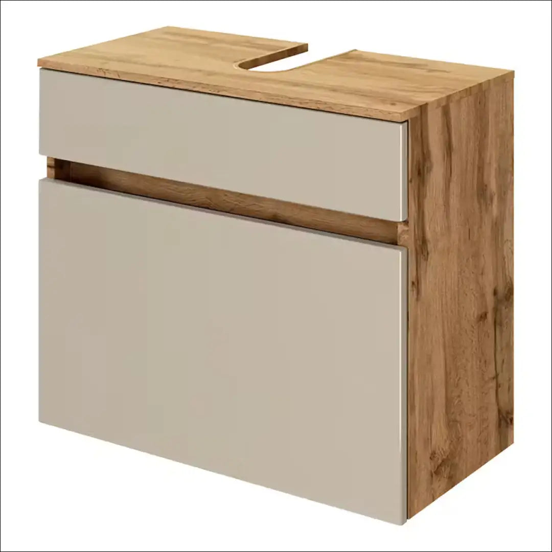Pakabinama vonios spintelė KI1330 - €83 Save 50% 50-100, __label:Pristatymas 1-2 d.d., color-ruda, color-smelio,