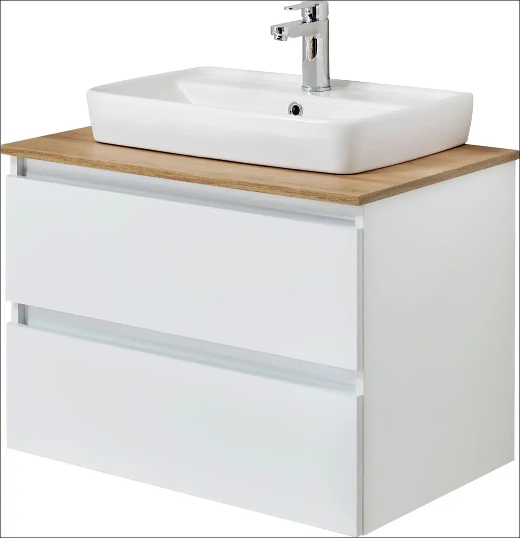 Pakabinama vonios spintelė KI1566 - €112 Save 50% 100-200, __label:Pristatymas 1-2 d.d., color-balta, color-ruda,