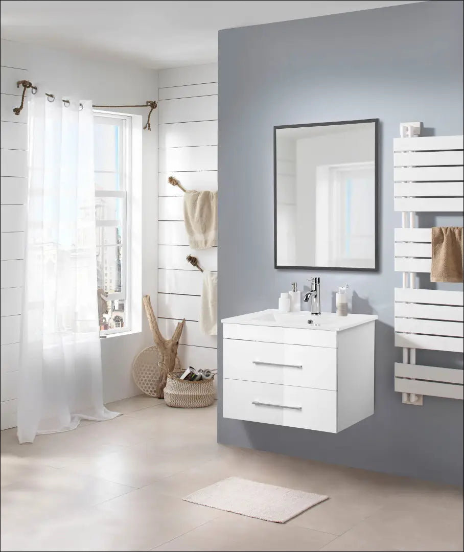 Pakabinama vonios spintelė KI1914 - €95 Save 50% 50-100, __label:Pristatymas 1-2 d.d., color-balta, material-mdf,
