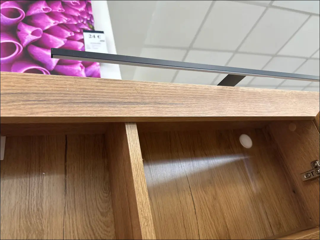 Pakabinama vonios spintelė su apšvietimu KI1267 - €75 Save 50% 50-100, __label:Pristatymas 1-2 d.d., color-ruda,