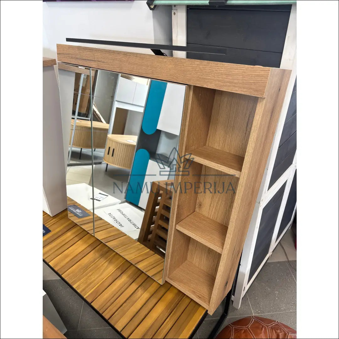 Pakabinama vonios spintelė su apšvietimu KI1267 €75 Save 50% 50 100, __label:Pristatymas 1 2 d.d., color ruda, material