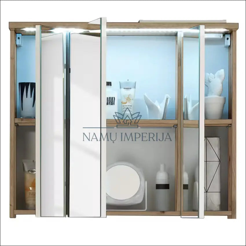 Pakabinama vonios spintelė su apšvietimu KI1287 €68 Save 50% 50 100, __label:Pristatymas 1 2 d.d., color ruda, material