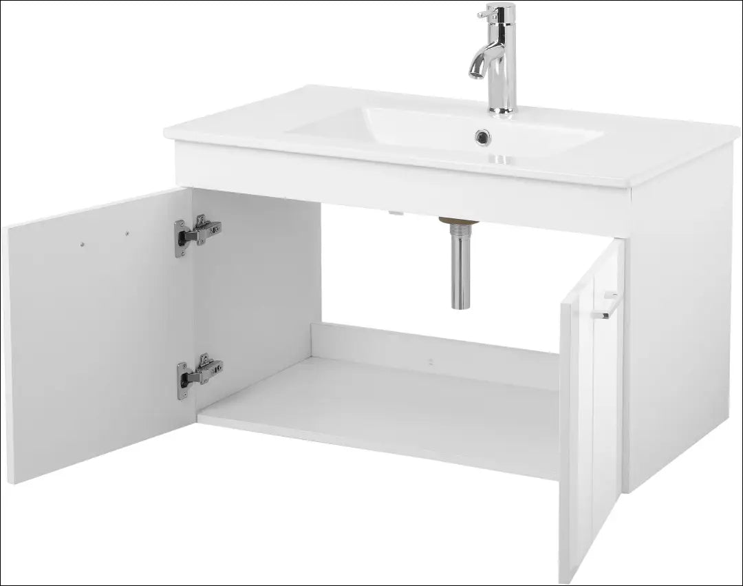 Pakabinama vonios spintelė su kriaukle KI1779 - €140 Save 50% 100-200, __label:Pristatymas 1-2 d.d., color-balta,