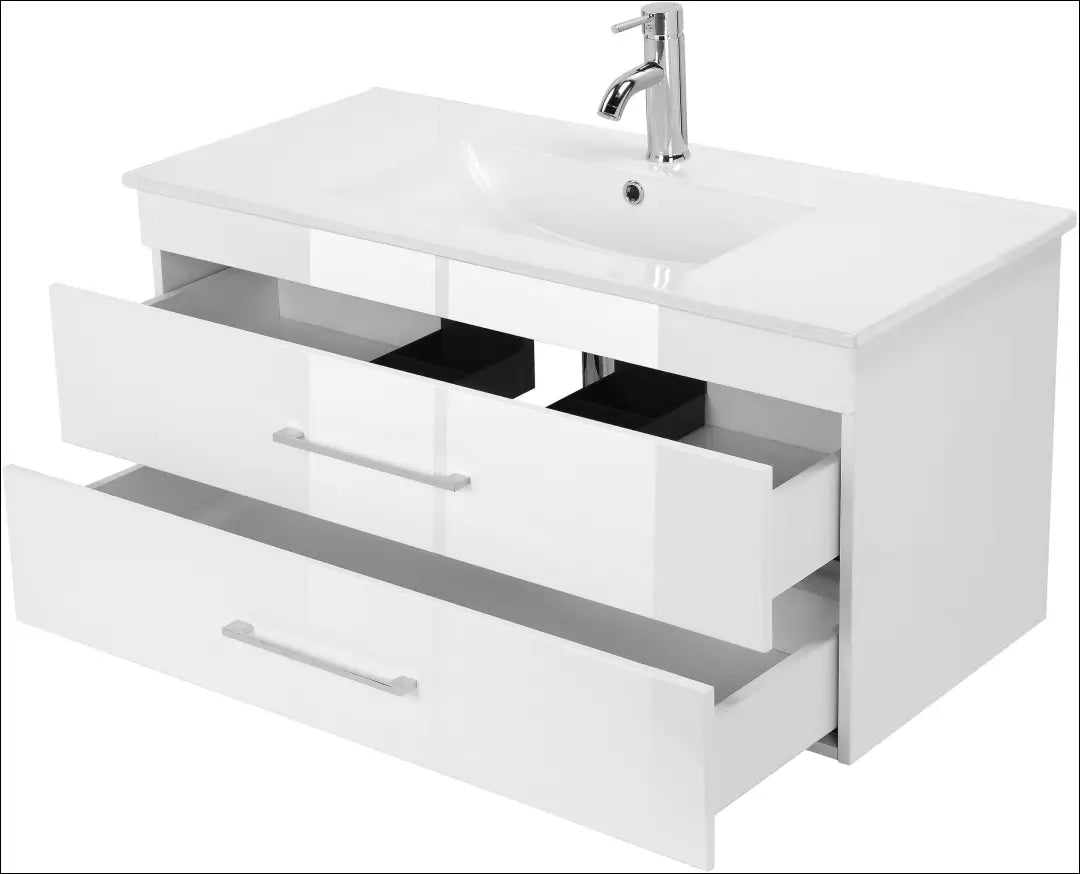 Pakabinama vonios spintelė su kriaukle KI1785 - €225 Save 50% __label:Pristatymas 1-2 d.d., color-balta,