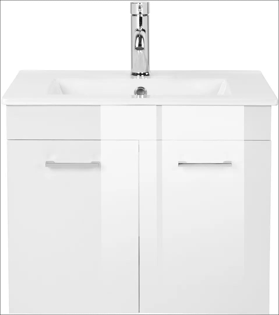 Pakabinama vonios spintelė su praustuvu KI1550 - €55 Save 50% 50-100, __label:Pristatymas 1-2 d.d., color-balta,