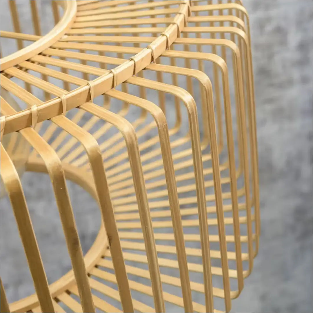 Pakabinamas bambukinis šviestuvas DI9763 - €65 Save 55% 50-100, __label:Pristatymas 1-2 d.d., color-ruda, interjeras,