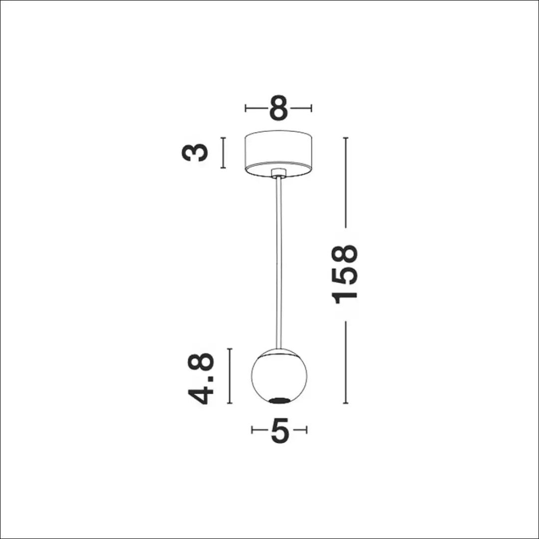 Pakabinamas LED šviestuvas DI11151 - €72 Save 50% 50-100, __label:Pristatymas 1-2 d.d., color-balta, interjeras,