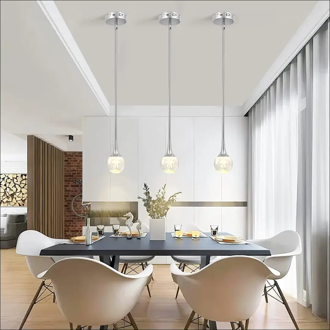 Pakabinamas LED šviestuvas DI11187 - €49 Save 50% 25-50, __label:Pristatymas 1-2 d.d., color-sidabrine, interjeras,