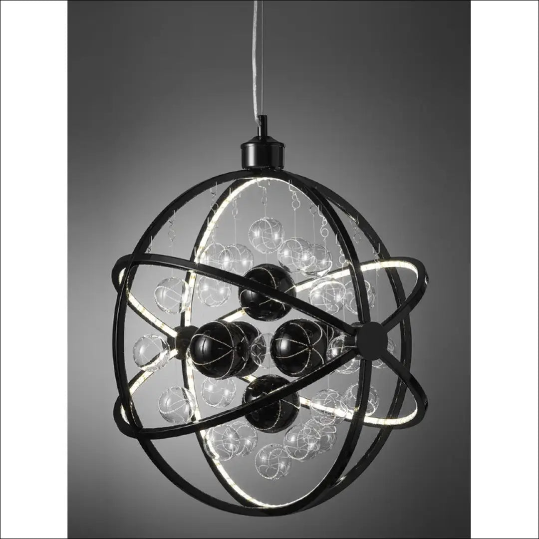 Pakabinamas LED šviestuvas DI7862 - €128 Save 60% 100-200, __label:Pristatymas 1-2 d.d., color-juoda, interjeras,