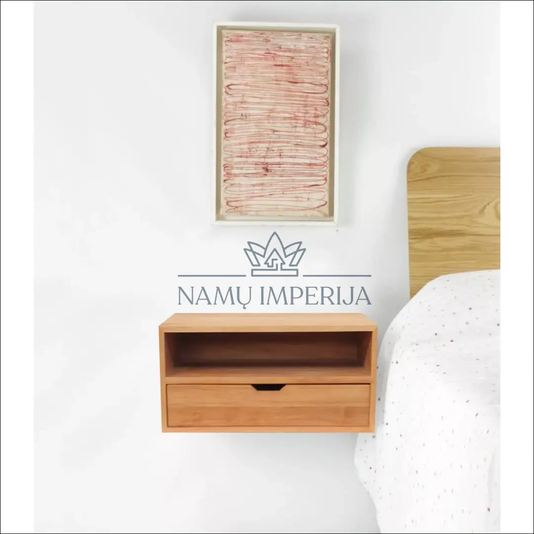 Pakabinamas naktinis staliukas GI484 - €138 Save 50% 100-200, __label:Pristatymas 1-2 d.d., color-ruda,