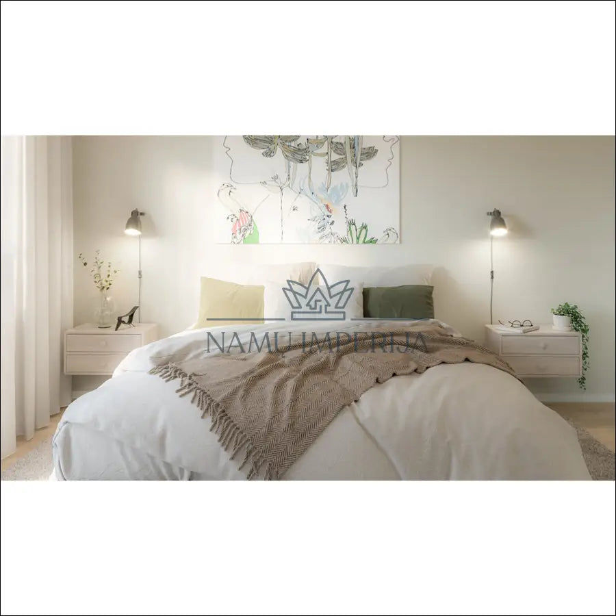 Pakabinamas naktinis staliukas GI603 - €114 Save 50% 100-200, __label:Pristatymas 1-2 d.d., color-balta,