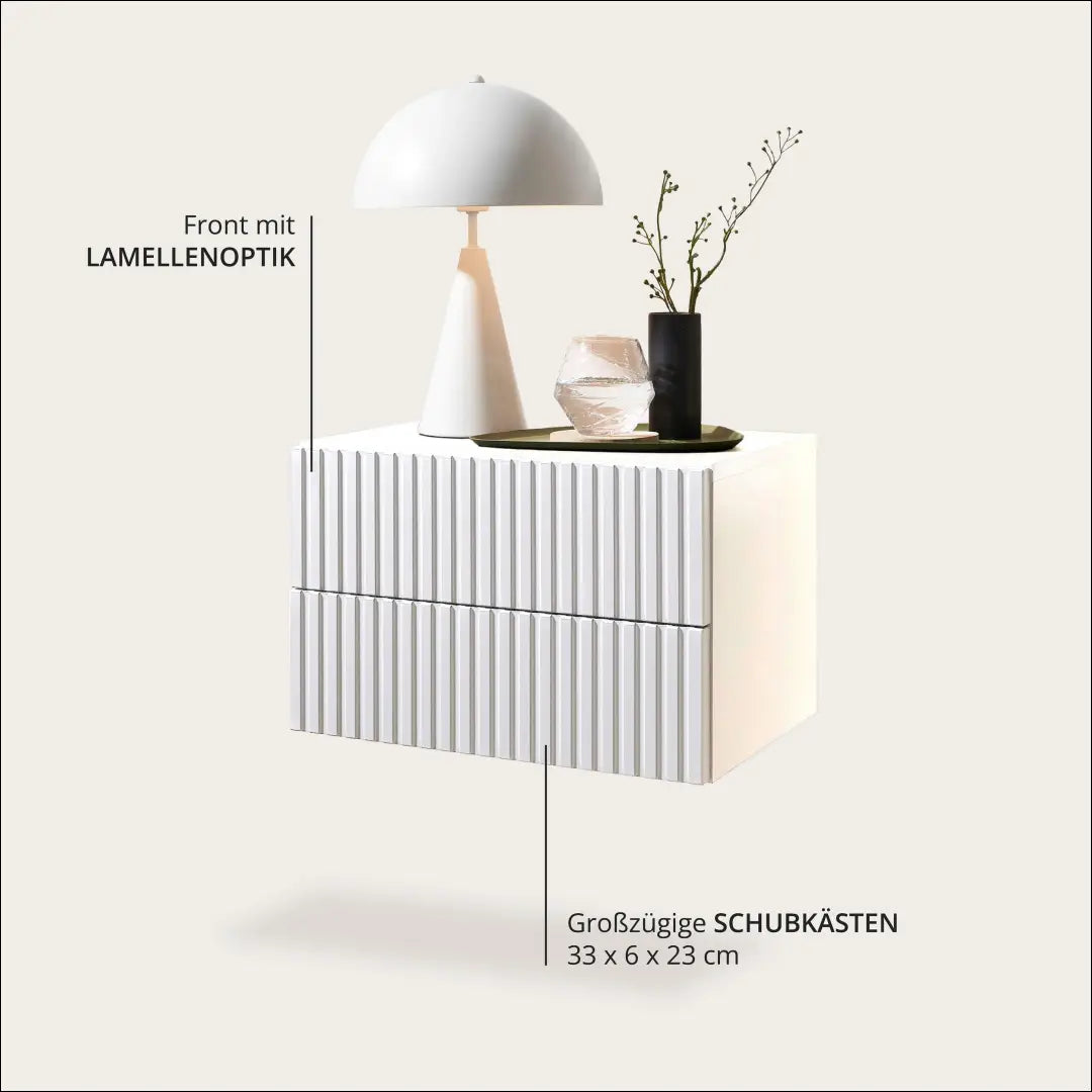 Pakabinamas naktinis staliukas GI825 - €65 Save 50% 50-100, __label:Pristatymas 1-2 d.d., color-balta,