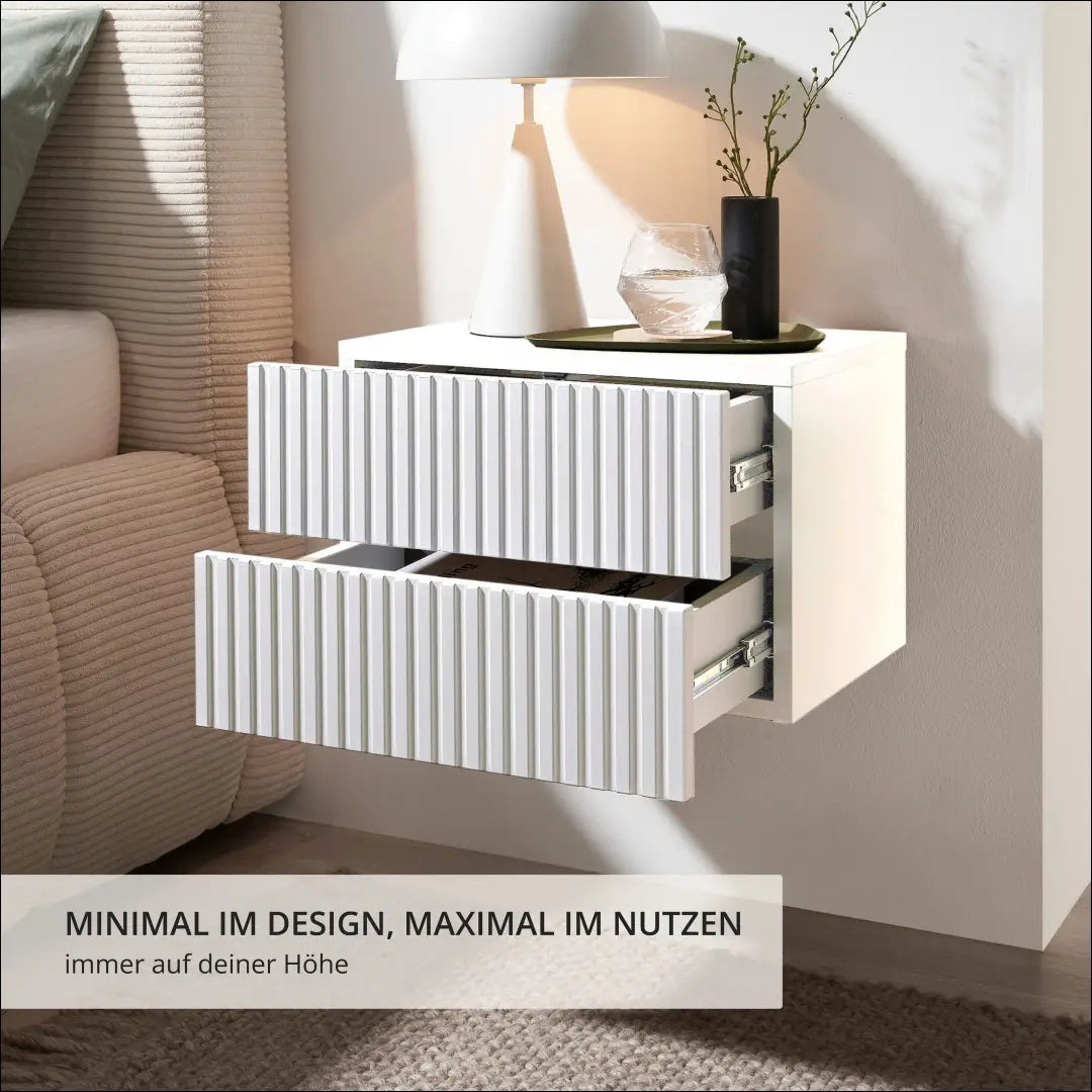 Pakabinamas naktinis staliukas GI825 - €65 Save 50% 50-100, __label:Pristatymas 1-2 d.d., color-balta,
